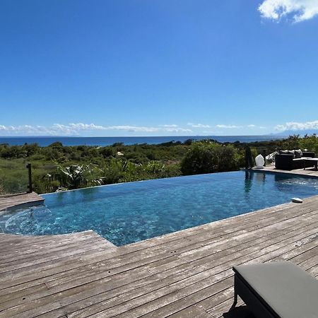 Villa Deluxe L'Hacienda Villa Vue Mer 180 Piscine Jacuzzi Proche Plage Marina Golf Pointe Des Chateaux Et Casino Jardin Clos Voyage Durable Сен Франсоа Екстериор снимка