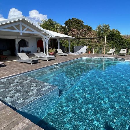 Villa Deluxe L'Hacienda Villa Vue Mer 180 Piscine Jacuzzi Proche Plage Marina Golf Pointe Des Chateaux Et Casino Jardin Clos Voyage Durable Сен Франсоа Екстериор снимка