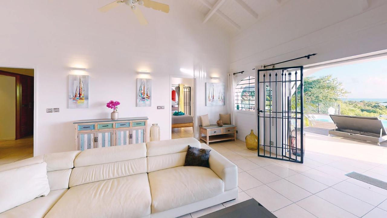 Villa Deluxe L'Hacienda Villa Vue Mer 180 Piscine Jacuzzi Proche Plage Marina Golf Pointe Des Chateaux Et Casino Jardin Clos Voyage Durable Сен Франсоа Екстериор снимка