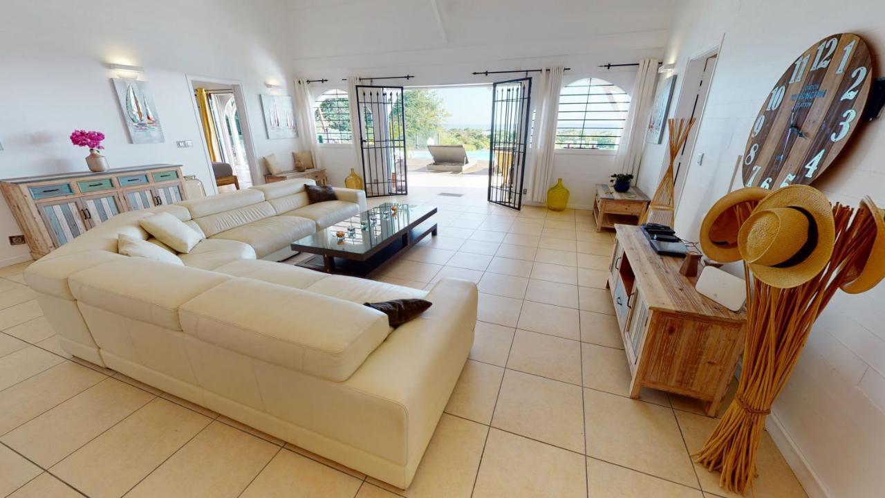 Villa Deluxe L'Hacienda Villa Vue Mer 180 Piscine Jacuzzi Proche Plage Marina Golf Pointe Des Chateaux Et Casino Jardin Clos Voyage Durable Сен Франсоа Екстериор снимка