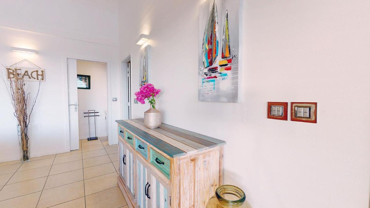 Villa Deluxe L'Hacienda Villa Vue Mer 180 Piscine Jacuzzi Proche Plage Marina Golf Pointe Des Chateaux Et Casino Jardin Clos Voyage Durable Сен Франсоа Екстериор снимка