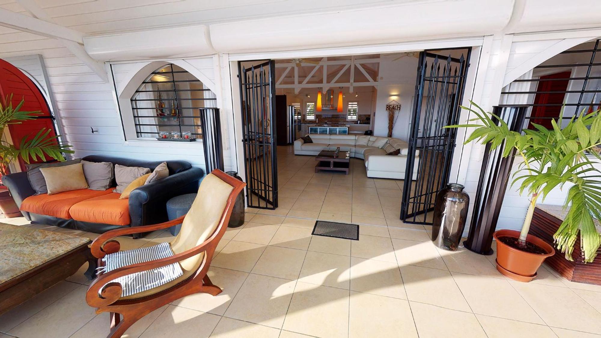 Villa Deluxe L'Hacienda Villa Vue Mer 180 Piscine Jacuzzi Proche Plage Marina Golf Pointe Des Chateaux Et Casino Jardin Clos Voyage Durable Сен Франсоа Стая снимка